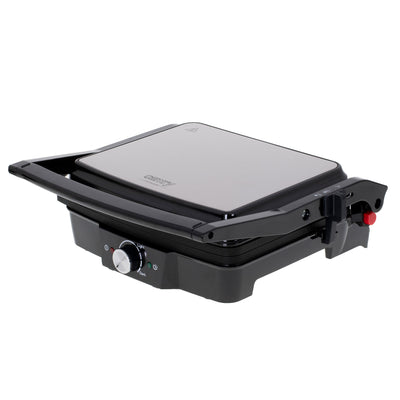 Camry CR 3053 Elektrogrill Kontaktgrill schwarz aufklappbar 28x23cm Grillfläche