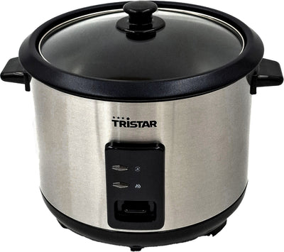 Tristar RK-6148 Reiskocher 1,8L Edelstahl/Schwarz 700W