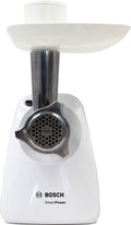 Bosch MFW2517W Fleischwolf 350W weiß mit Hobel- u. Entsafteraufsatz