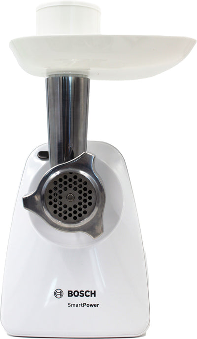 Bosch MFW2517W Fleischwolf 350W weiß mit Hobel- u. Entsafteraufsatz