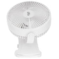 Adler AD 7342 white Akku-Ventilator mit Clip