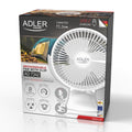 Adler AD 7342 white Akku-Ventilator mit Clip