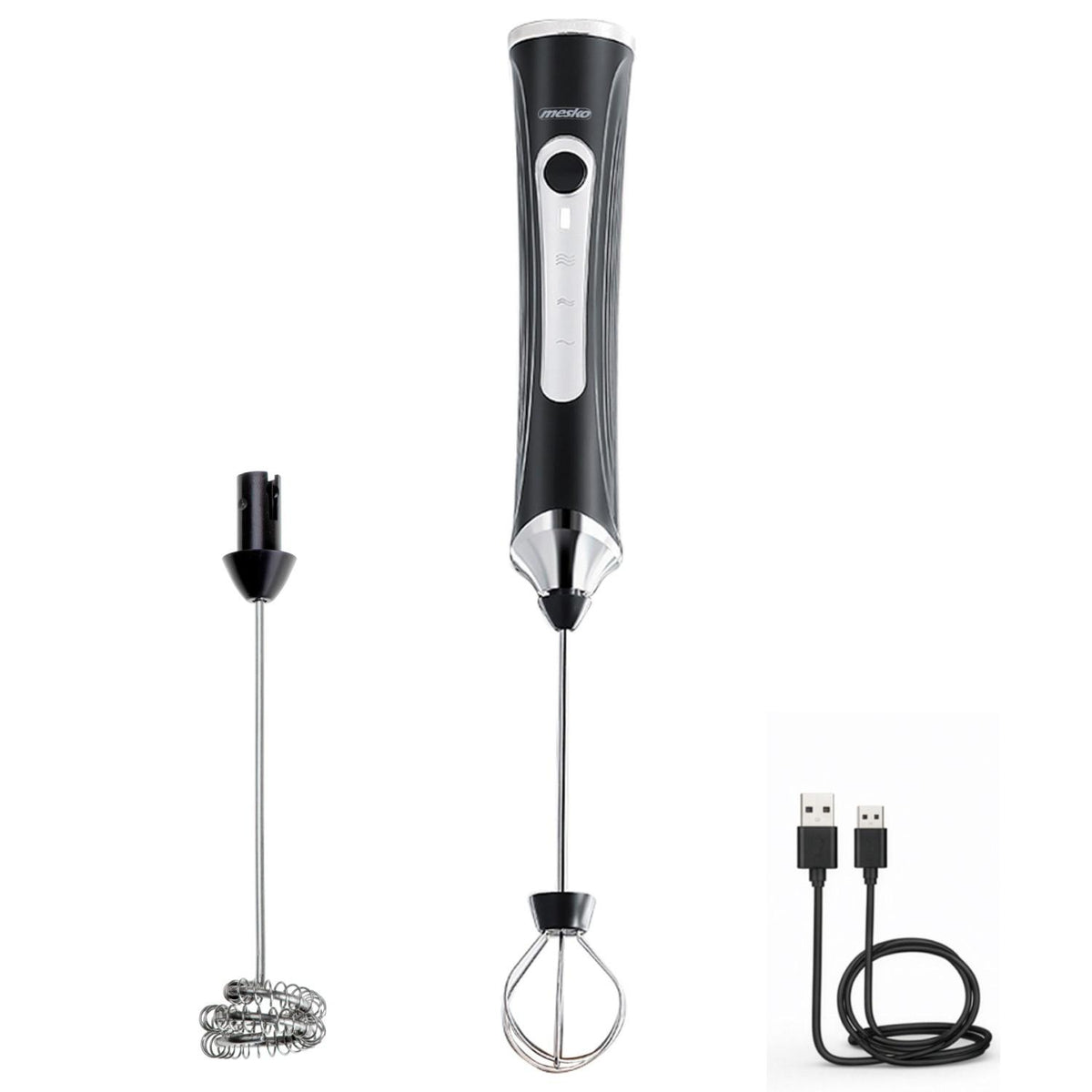 Mesko MS 4535 Wiederaufladbarer Milchaufschäumer – 2 in 1