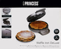 Princess 132380 Waffeleisen DeLuxe D20cm 1200W