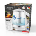 Camry CR 1290w Glas-Wasserkocher weiß 1850-2200W