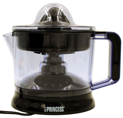 Princess 201004 Zitruspresse, schwarz 1L