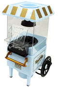 Bass Polska BH 10381 Popcorn Maschine Trolley Retro hellblau