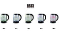 Bass Polska BH 10355 Glas-Wasserkocher 1,7L LED Temp. 60-100°C Schwarz