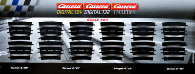 Carrera 20020578 - EVOLUTION/EXCLUSIVE 1:24 Kurven 4/15°