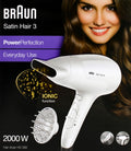 Braun HD 385 SatinHair3 Power Perfection Haartrockner