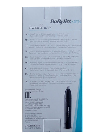 Babyliss E650E Nasen-/Ohrhaarschneider