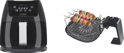 Caso AF 255 - Heißluftfritteuse und BBQ-Set Fritteusen Schwarz