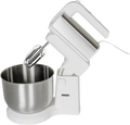 Unold 78720 Handmixer mit Rührschüssel Hannah Handmixer Weiss-Edelstahl