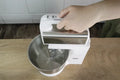 Unold 78720 Handmixer mit Rührschüssel Hannah Handmixer Weiss-Edelstahl