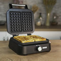 Unold 48275 Belgisches Waffeleisen Brüssel Waffeleisen Schwarz