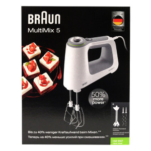 Braun HM 5107 MultiMix 5 Handmixer weiß