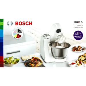 Bosch MUM58720 CreationLine Küchenmaschine rot