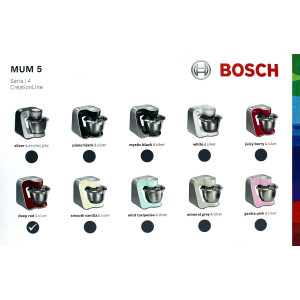 Bosch MUM58720 CreationLine Küchenmaschine rot