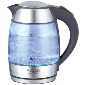 Adler AD 1246 Wasserkocher 1,8 L Glas  Edelstahl /...
