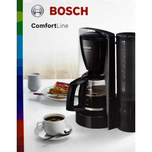 Bosch TKA6A643 ComfortLine Kaffeemaschine Edelstahl/Schwarz