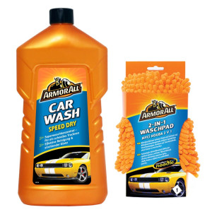 ARMOR ALL Car Wash Speed Dry 1.000 ml + 2 in 1 Wash Pad
