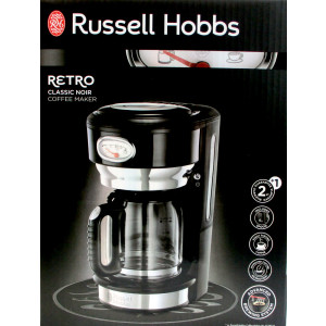 Russell Hobbs 21701-56 Retro Black Kaffeemaschine schwarz