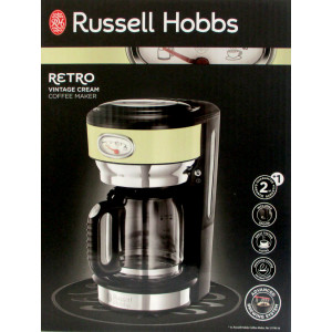 Russell Hobbs 21702-56 Kaffeemaschine Retro Vintage Cream