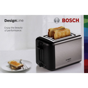 Bosch TAT3P420 DesignLine Toaster Edelstahl