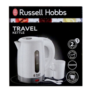 Russell Hobbs 23840-70 Travel Wasserkocher Weiß + 2...