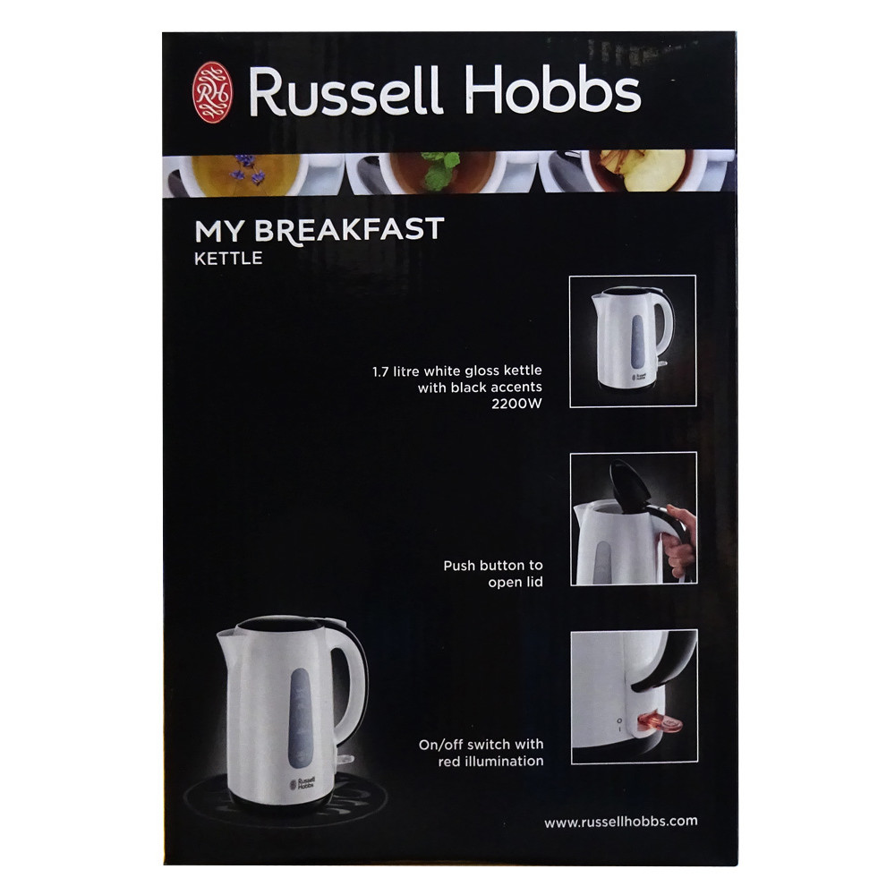 Russell Hobbs 25070-70 MY BREAKFAST chauffe-eau kalkfilter kochstoppautomatik 