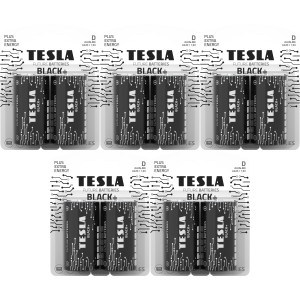 TESLA BLACK+ D Mono, LR20 Batterie 5x 2er Pack (10...