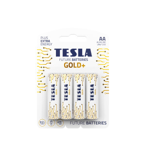 TESLA GOLD+ AA Mignon, LR6 Batterie 1x 4er Pack (4...