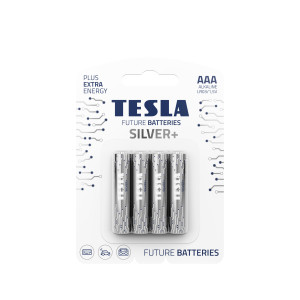 TESLA SILVER+ AAA Micro, LR03 Batterie 1x 4er Pack (4 Stück)