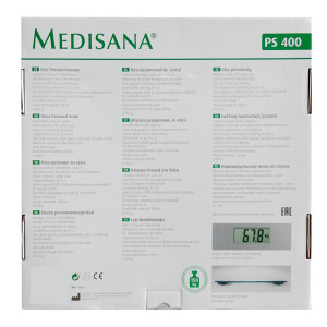 Medisana PS 400 digitale Personenwaage bis 150kg aus Glas...