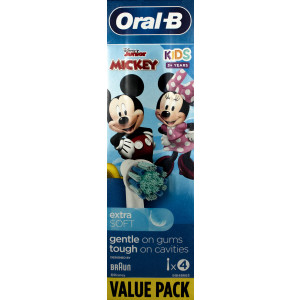 Braun EB 10-4K Oral-B Kids Mickey Aufsteckbürsten...