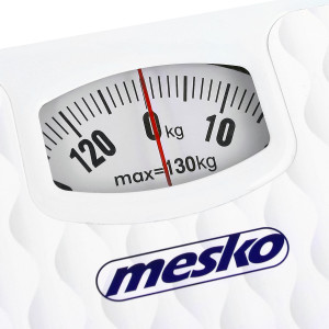 Mesko MS 8160 Mechanische Personenwaage bis 130 kg weiß