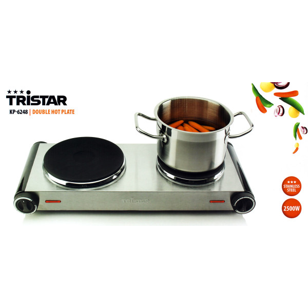 Tristar KP-6248 Doppel-Kochplatte