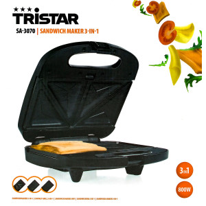 Tristar SA-3070 Sandwich-Maker 3in1
