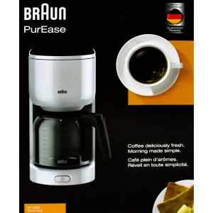Braun KF3120WH PurEase Kaffeemaschine weiß