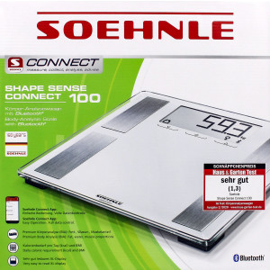Soehnle 63872 Shape Sense Connect 100 mit Bluetooth...