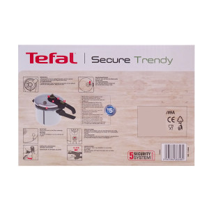Tefal P2580400 Secure Trendy 4 L Schnellkochtopf