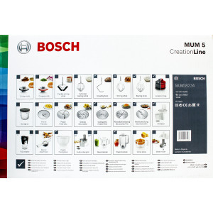 Bosch MUM58234 Küchenmaschine weiß/silber