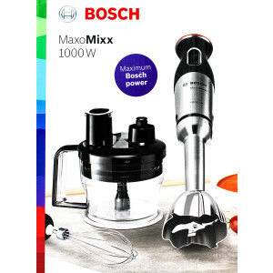 Bosch MS8CM6190 MaxoMixx Stabmixer-Set Edelstahl