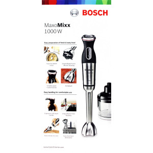 Bosch MS8CM6120 MaxoMixx Stabmixer-Set Edelstahl