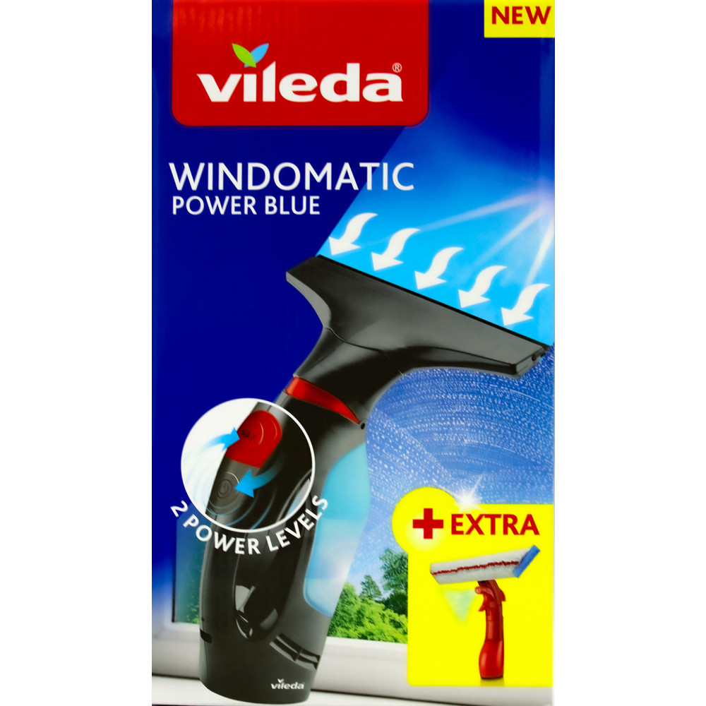 Vileda 170494 Windomatic PowerBlue Fenstersauger 41,39 mit € Spray-Einwascher