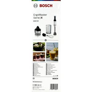 Bosch MSM4W421 Stabmixer-Set ErgoMaster Serie 4 weiss/grau