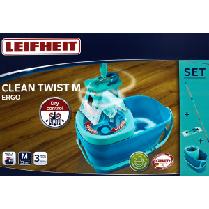 Leifheit 52120 Bodenwischer-Set CLEAN TWIST M Ergo