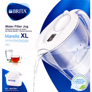 Brita Marella XL Wasserfilter 3,5 L weiß + Maxtra...