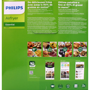 Philips HD 9200/10 Airfryer Heißluftfritteuse weiß