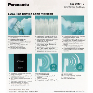 Panasonic EW-DM81-K503 elektr. Zahnbürste schwarz